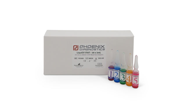 Blood Gas / Electrolyte / Metabolite Control (w/ Hct) for Abbott i-STAT - 5x4x2mL